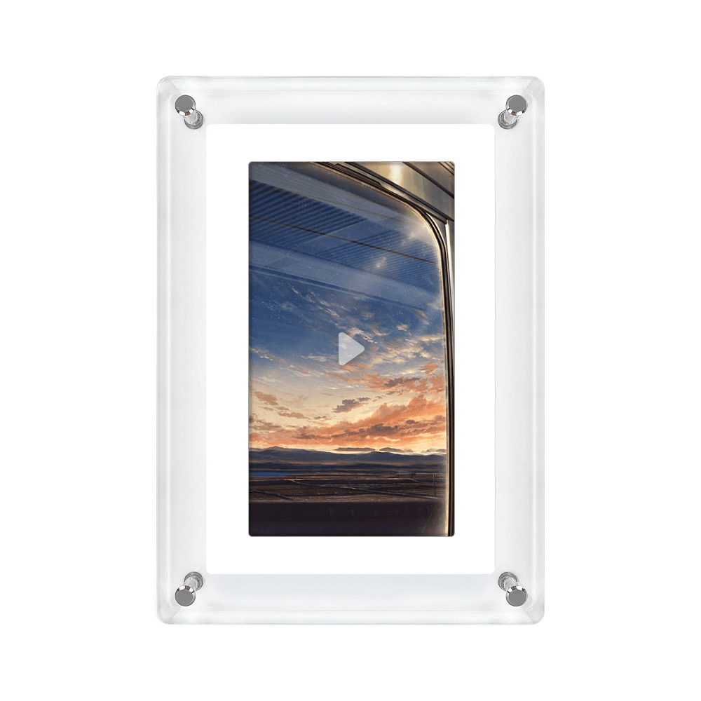 Acrylic Digital Photo Frame – Stylish Modern Display - The Heartfelt Gift Shop